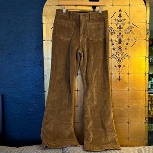 Prana wide leg corduroy pants